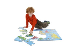 Пъзел Melissa&Doug карта на света 33ч. - 3