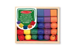 Комплект Дървени Мъниста Melissa and Doug за нанизване на шнур
