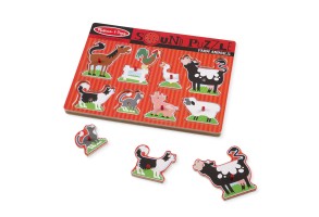 Пъзел със звуци Melissa and Doug Ферма с животни 10726 - 2