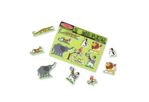 Пъзел със звуци Melissa and Doug Zoo с животни - 2