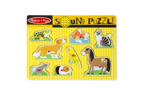 Пъзел със звуци Melissa and Doug Домашни любимци 10730