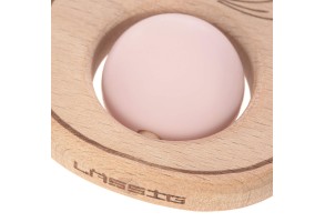 Дървена гризалка розова Lassig Little Chums Mouse - 2