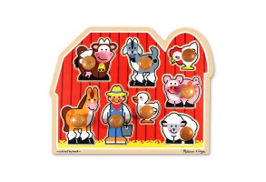 Дървен пъзел Melissa&Doug Ферма