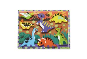 Дървен пъзел Melissa and Doug Динозаври 13747