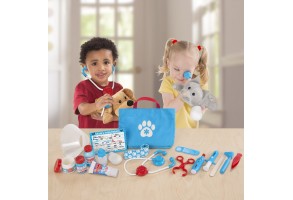 Докторски комплект ветеринарен лекар Melissa and Doug Изследване и лечение 18520 - 3