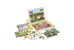 Дървена магнитна игра Melissa and Doug - 2