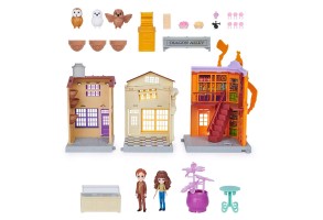 Игрален комплект 3в1 Spin Master Harry Potter Wizarding World Magical Minis Diagon Alley, със звуци и светлини - 3
