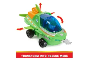 Игрален комплект Paw Patrol Aqua Pups, фигура и превозно средство - Rocky с подводница - 2