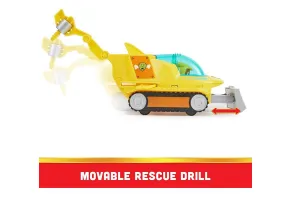 Игрален комплект Paw Patrol Aqua Pups, фигура и превозно средство - Rubble с подводница - 2