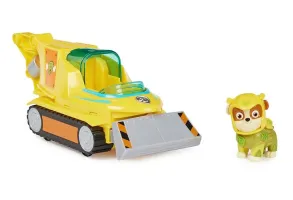 Игрален комплект Paw Patrol Aqua Pups, фигура и превозно средство - Rubble с подводница - 7