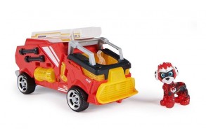 Игрален комплект Spin Master Paw Patrol Mighty Pups фигурка с превозно средство, светлини и звуци - Marshall