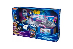 Игрален комплект Spin Master Paw Patrol The Mighty Movie Превозни средства и фигурки Чейс и Скай - 5