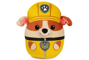 Плюшена играчка скуиши Spin Master Paw Patrol 20 см - Rubble / Ръбъл