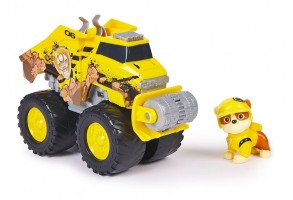 Игрален комплект Spin Master Paw Patrol Rescue Wheels фигурка и превозно средство - Rubble - 2