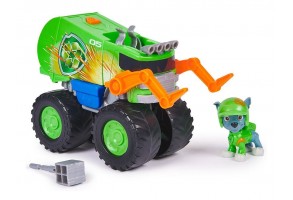 Игрален комплект Spin Master Paw Patrol Rescue Wheels фигурка и превозно средство - Rocky - 2