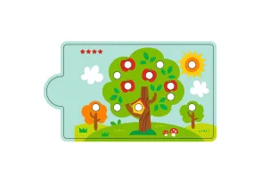 2Kids Toys Дървена магнитна игра Монтесори цветни топчета - 2