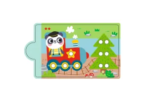 2Kids Toys Дървена магнитна игра Монтесори цветни топчета - 8
