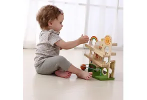 Дървена занимателна игра с топки - 3