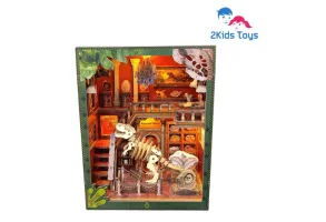 Сглобяем модел  book nook Dinosaur Museum