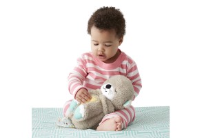 Музикална плюшена играчка Fisher Price Видра със звуци и светлини - 4