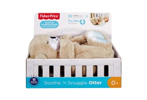 Музикална плюшена играчка Fisher Price Видра със звуци и светлини - 9