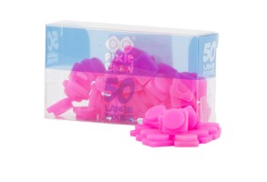 Големи пиксел чипове Pixie Crew в 24 цвята - Цвят: NEON PINK - 17