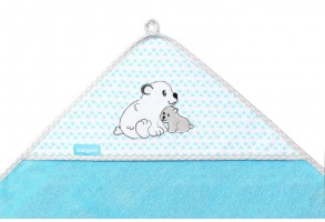 Хавлия за баня бамбук Babyono 100х100 346/02 - 2