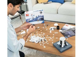 3D Пъзел Ravensburger 440 ел. - Ракета Apollo Saturn V - 5