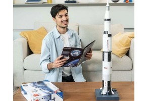 3D Пъзел Ravensburger 440 ел. - Ракета Apollo Saturn V - 6