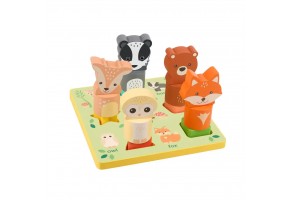 3D Пъзел с животни - Woodland Animals