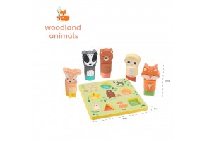 3D Пъзел с животни - Woodland Animals - 4