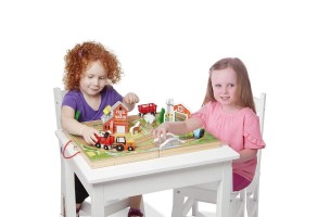 Дървен комплект в куфарче - Ферма Melissa and Doug - 3