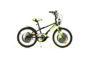 Детско колело Dino Bikes BMX Flash Line 20“ с бутилка - Black/yellow