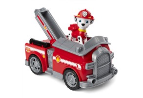 Игрален комплект Spin Master Paw Patrol фигура с превозно средство Marshall - 3