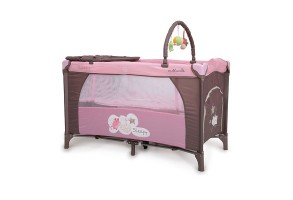 Детска кошара Sleepy - Цвят: Розова - 5