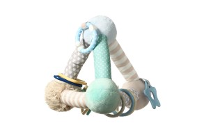 Образователна играчка Babyono Tiny Yoga пирамида mint