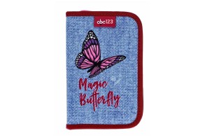ABC123 BUTTERFLY  несесер с 1 цип, с пособия