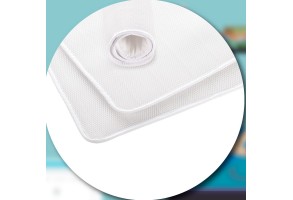 AirCuddle TOP SAFE, непромокаем протектор за матрак с дишаща 3D структура - 50/90 см