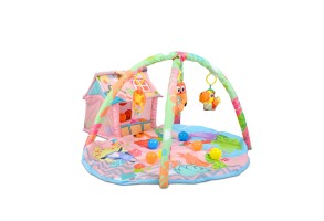 Активна гимнастика Cangaroo Happy farm, розов, 6+ месеца
