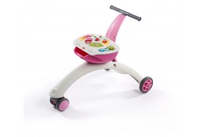 Активно-двигателна играчка 5-in-1 Walk Behind & Ride-on Pink, 6-36м
