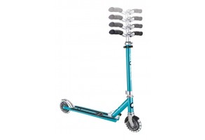 Алуминиева детска тротинетка GLOBBER FLOW ELEMENT LIGHTS - аква - 3