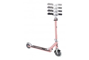 Алуминиева детска тротинетка GLOBBER FLOW ELEMENT LIGHTS - розово злато - 3