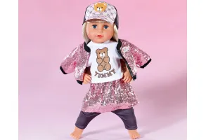 Baby Born - Блестящ тоалет за кукла 43 см - 5