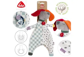 babyFEHN - Играчка за гушкане Куче FehnNATUR, 31 см - 2