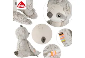 babyFEHN - Мека играчка за гушкане XL Ленивец Lazy, Crazy & Pink, 46 см - 2