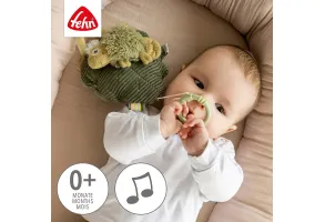 babyFEHN - Мека музикална играчка Хамелеон Lazy, Crazy & Pink, 14 см - 5