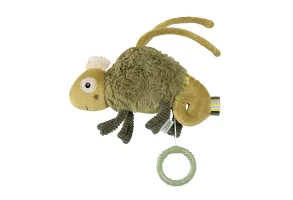 babyFEHN - Мини музикална играчка Хамелеон Lazy, Crazy & Pink, 24 см