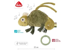 babyFEHN - Мини музикална играчка Хамелеон Lazy, Crazy & Pink, 24 см - 3
