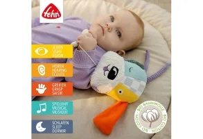 babyFEHN - Мини музикална играчка Куче FehnNATUR, 18 см - 5