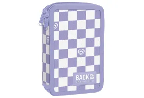 BACKUP 7 DW 26 Purple Chess несесер с 2 ципа, ПЪЛЕН